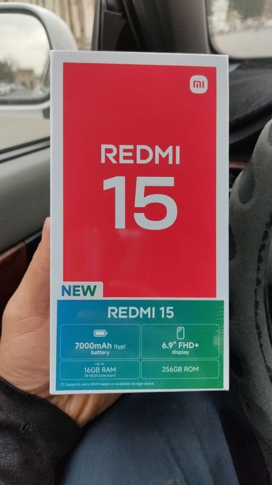 Redmi 15 yangi pachka garantiya imei ruyxatdan utgan
