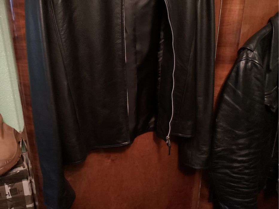 Geaca Stil moto de piele Anglia de dama