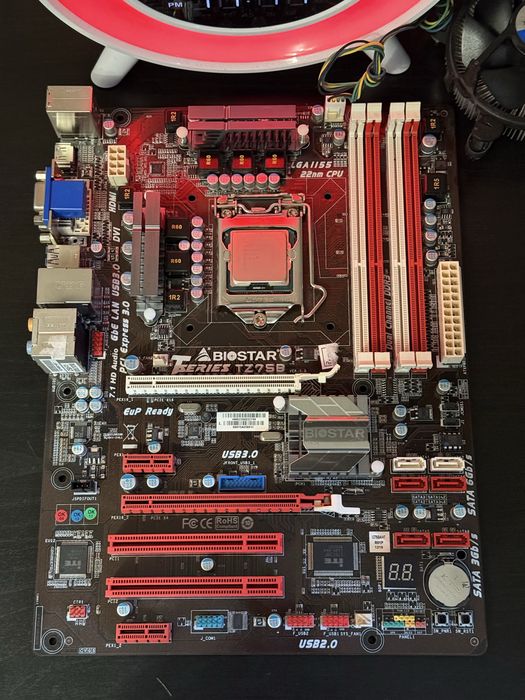 Продам Материнская плата Biostar TZ75B + Intel Core i3-3220