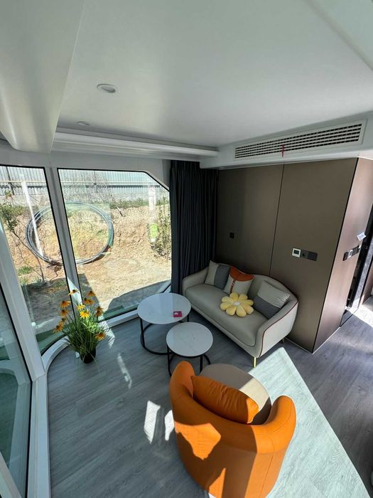 Капсульные дома с мебелью и современным дизайном -готовые к проживанию