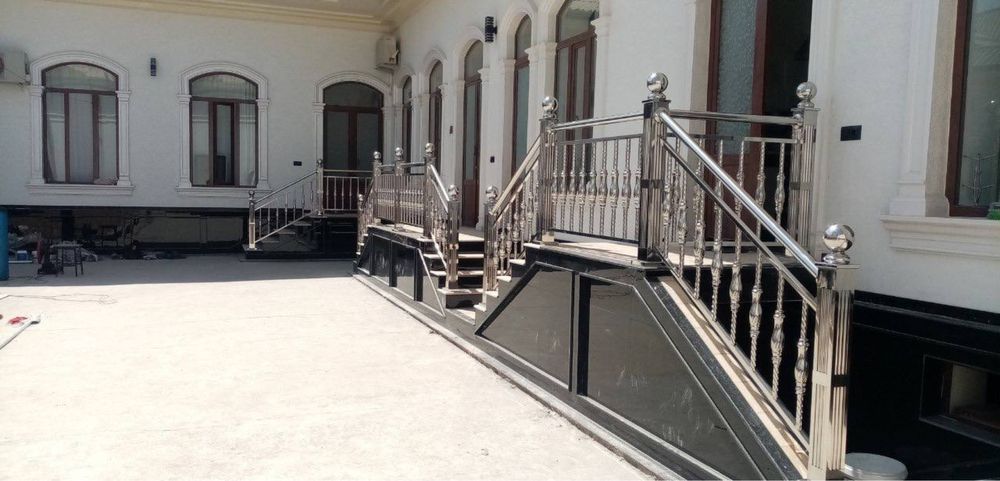 Нержавейка перила решотка