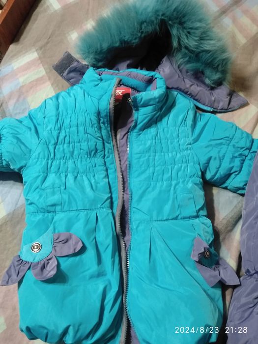 Комбинезон для девочки зимний