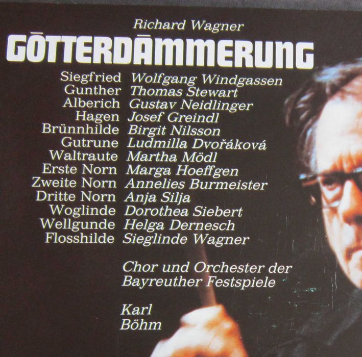 rar vinil Amurgul zeilor Gotterdammerung Wagner Karl Bohm 1973