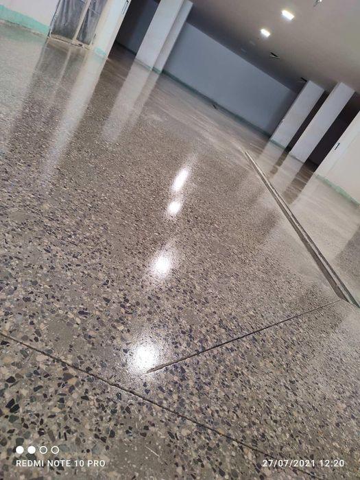 Диамантено шлайфане и полиране на Бетон,Мрамор,Мозайки.Епоксиден под