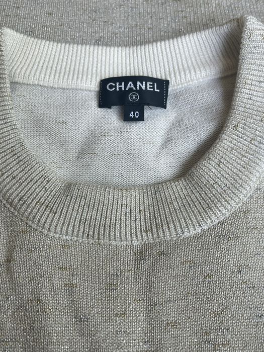 Chanel антентична 43% кашмир блуза