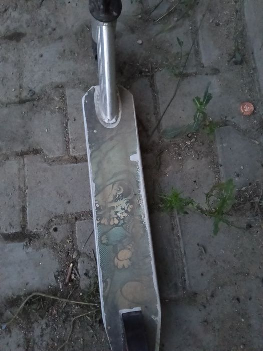 Старый самокат ыы