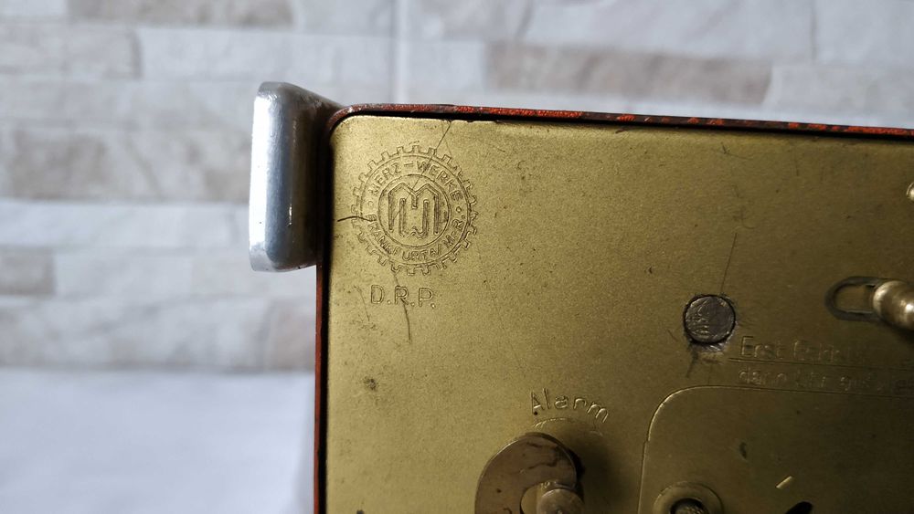 Стар немски часовник / будилник - касичка - MERZ-WERKE -1930 година