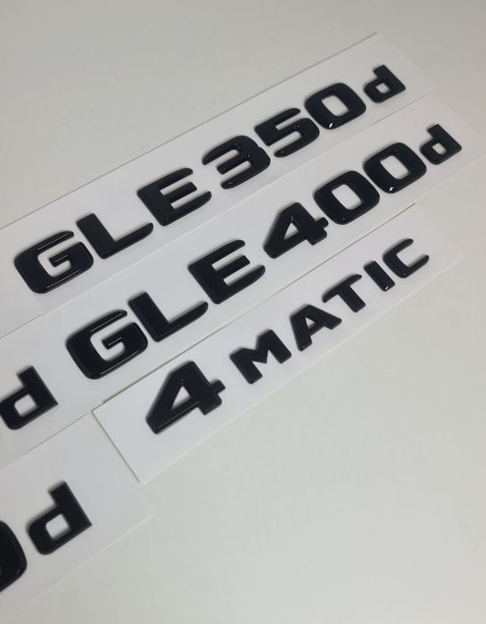 Pachet-Set-Motorizare-Spate-Haion-Mercedes+Emblema-4Matic-Crom-Negru-Lucios-C220d-E200d-E220d-GLC220d-CLS350d-CLS400d-E300d-GLE350d-GLE400d-S500-S580e