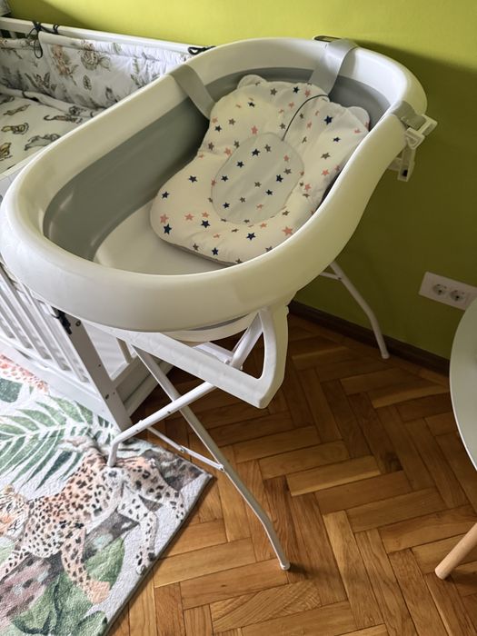 Cadita pliabila bebelus + suport din metal