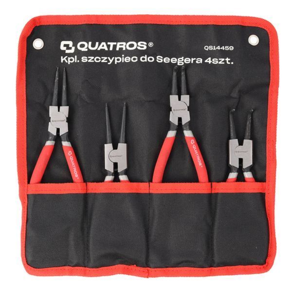 Комплект клещи зегер с извити върхове вътрешни/външни с прави върхове