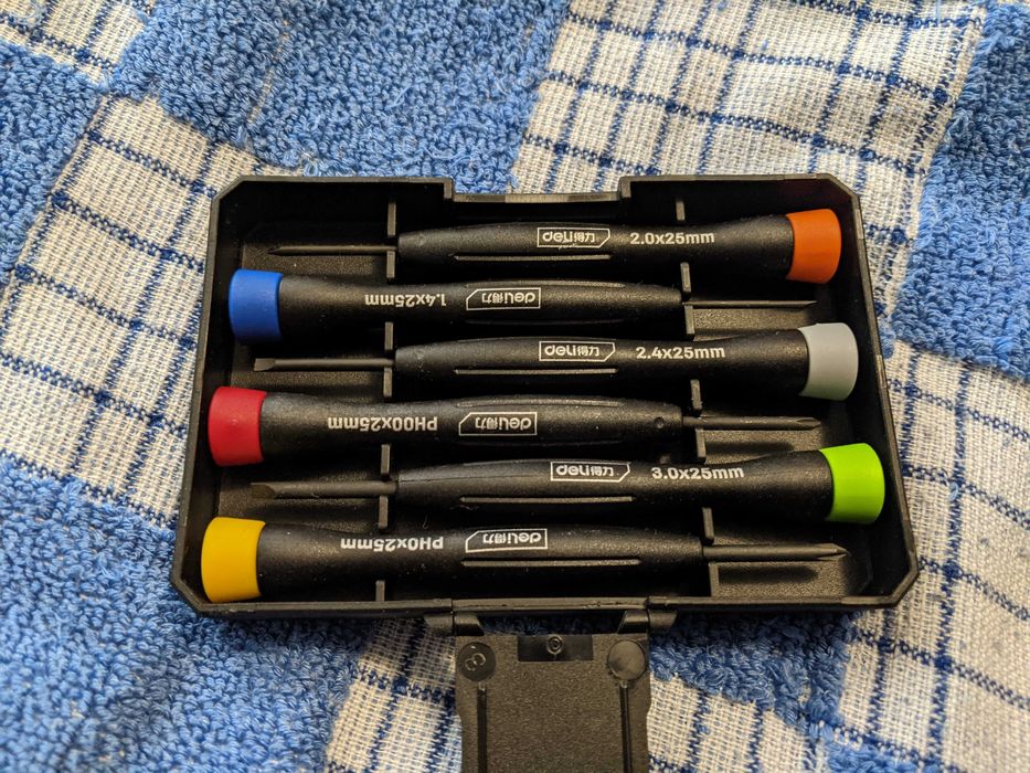 Набор отверток DELI 6шт, для мелких работ, телефоны, электроника