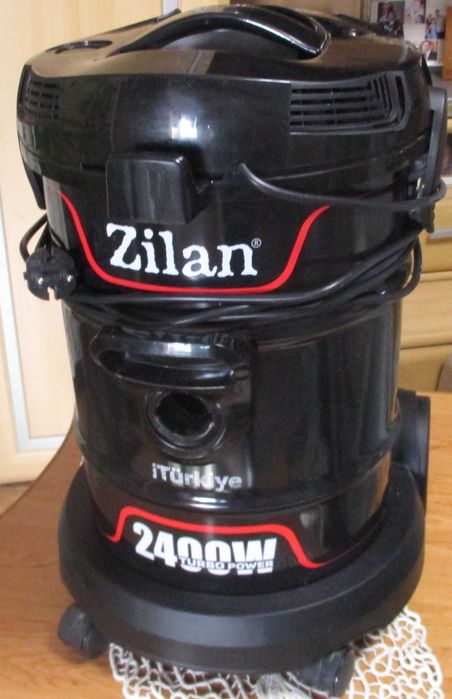 Aspirator Turbo Zilan ZLN2006 - putere 2400W, capacitate 21 L, fara sac, functie suflare