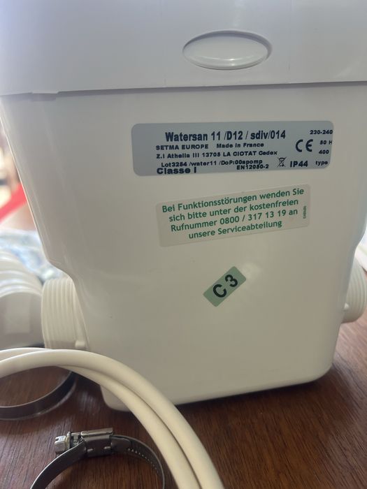 Tocăcător sanitar Watersan 11