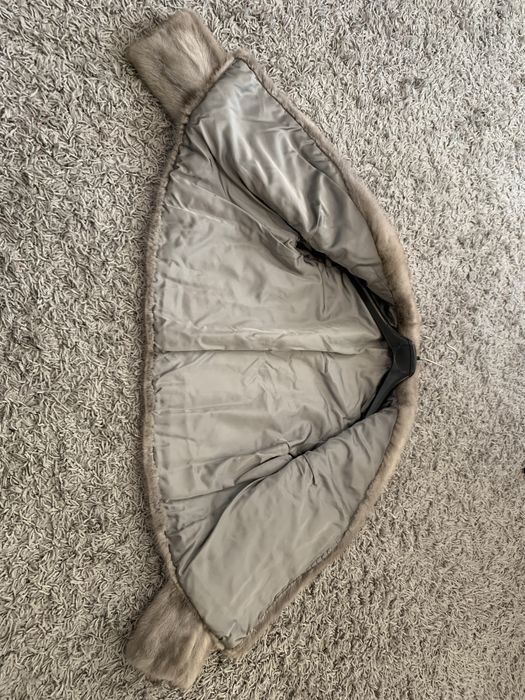 Haina blana naturala nurca / vizon XS - S