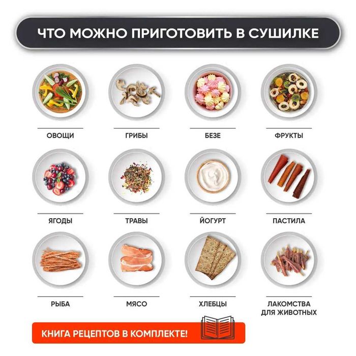 Сушилка для овощей Pullman PL-1110, количество поддонов 10 новая.