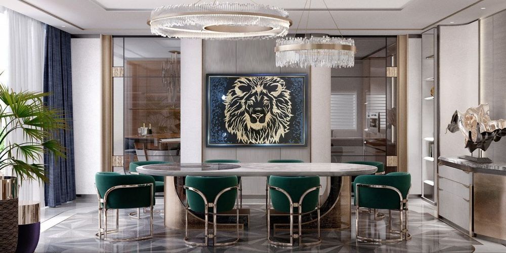 Картина в наличии. Абстрактный лев