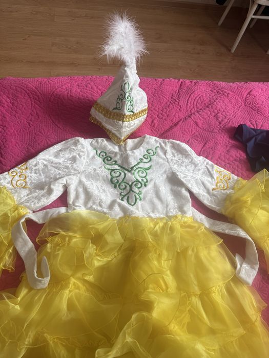 Казахское платье 6 7 лет