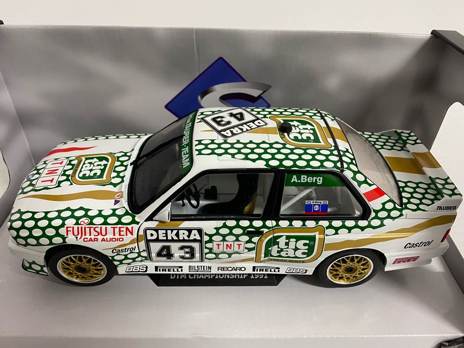 SOLIDO BMW E30 M3 DTM TIC TAC macheta din metal scara 1:18