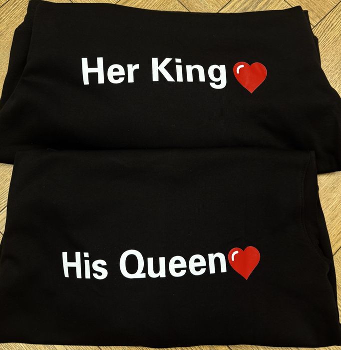 Парные кофты с надписью