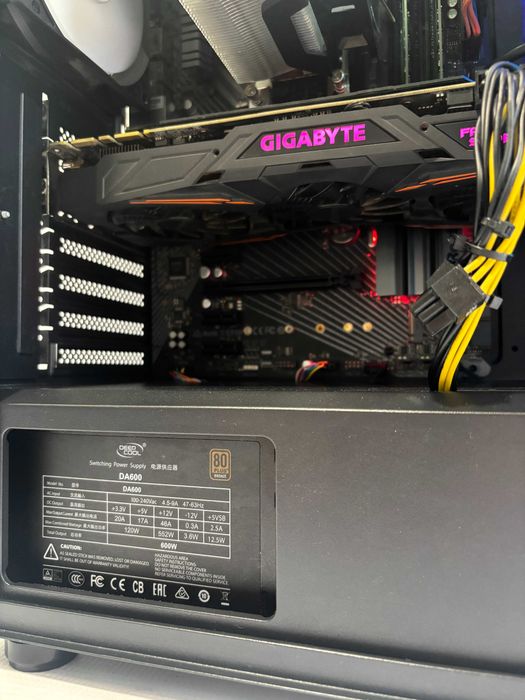 Геймърски компютър AMD Ryzen 5 1600, GTX 1070 8GB, 16GB ram
