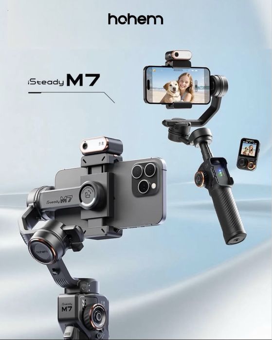 Новый Hohem m7 isteady. Professional stabilizator. Ai tracking.