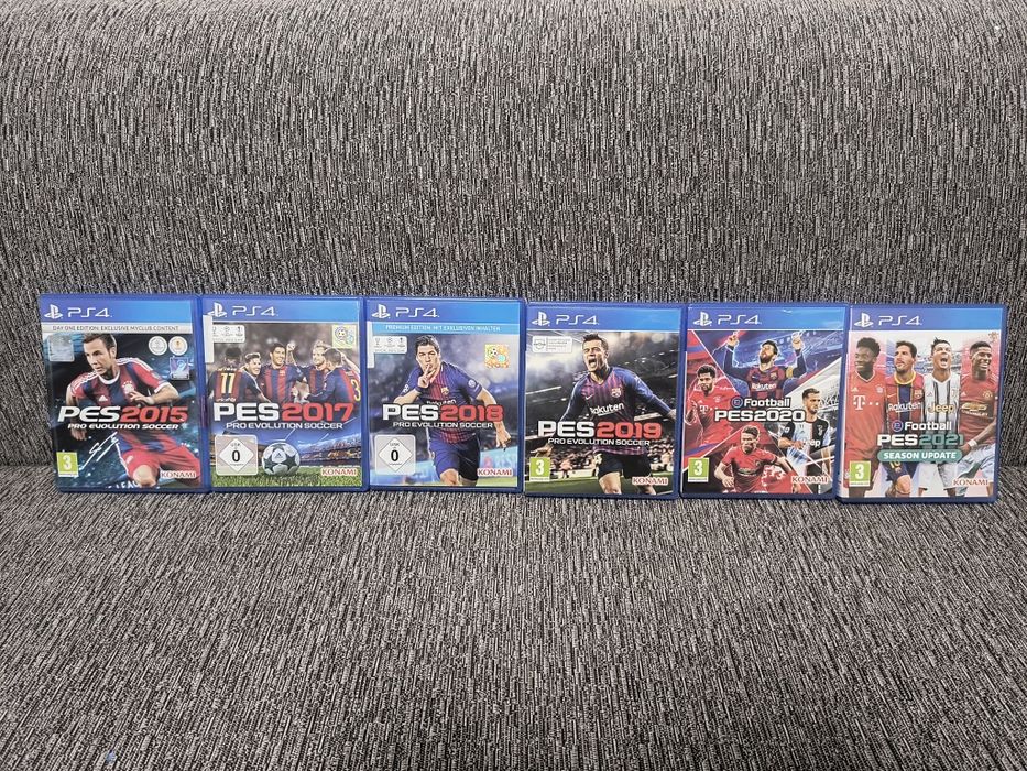 PES,Pro Evolution Soccer 15,17,18,19,20,21 PS4
