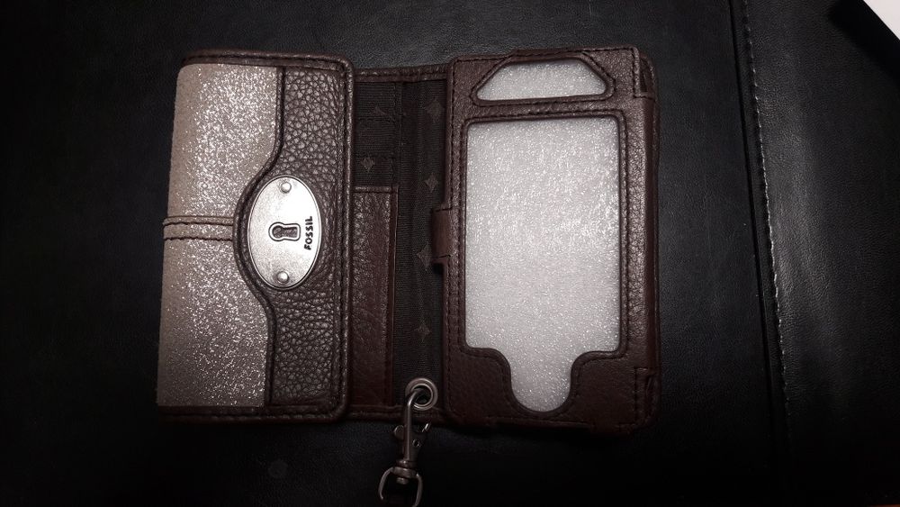 Fossil port card / portofel piele