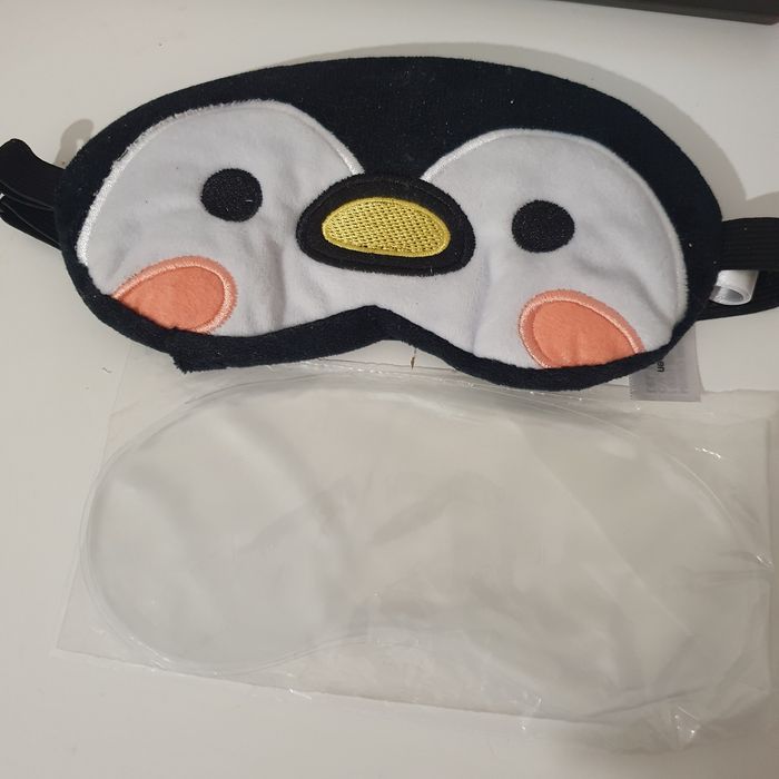 минисо маска для сна пингвин