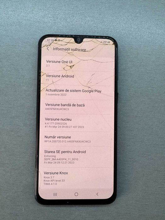 Samsung Galaxy A40 -64GB 4gb ram -android 11 -sticla sparta