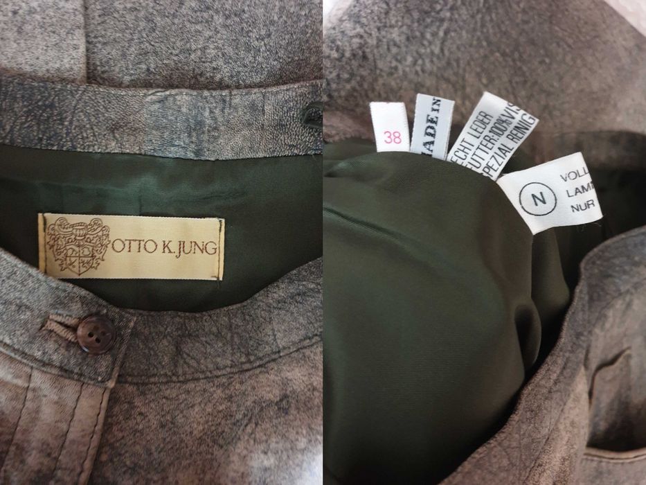 Fusta piele naturala midi