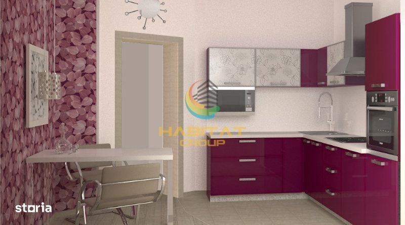 2 Camere Decomandat - Ansamblu Nou, Achizitie in Rate