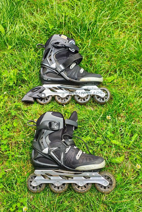 Role profesionale Rollerblade cadru metalic gheată confortabilă mărime 39 unisex