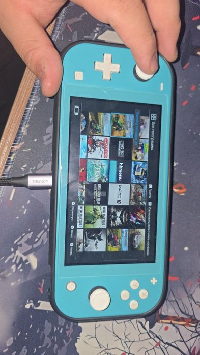 Nintendo switch lite прошитый 512гб