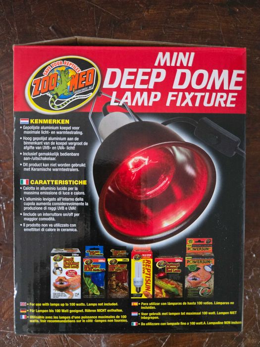 Lampa Terariu ZooMed 100W Mini Deep Dome