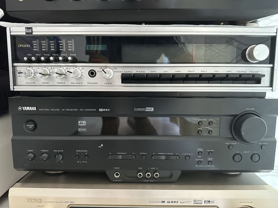 Amplificatoare, deck-uri Sony, Denon, Yamaha, Dual, Onkyo
