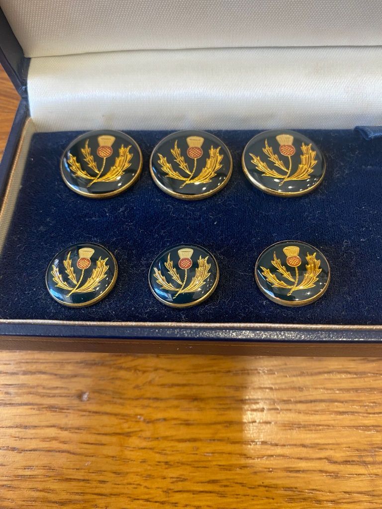 Scottish Thistle Blazer Buttons