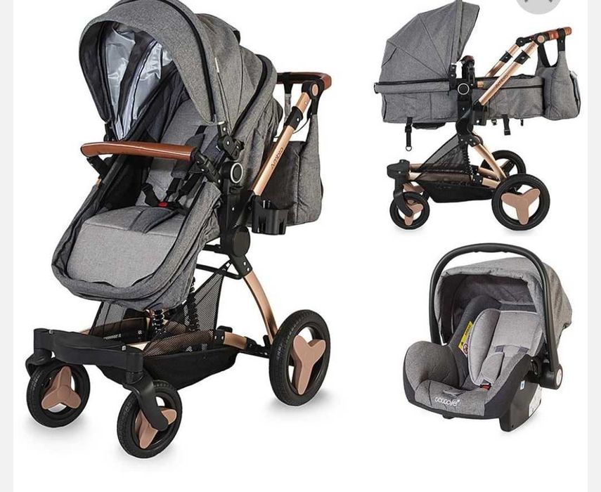 Căruț 3 in 1 Coccole ambra