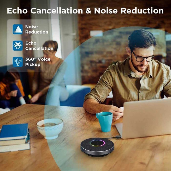 Boxa externa pentru sedinte/conferinte pentru Teams, Skype, Zoom, etc.