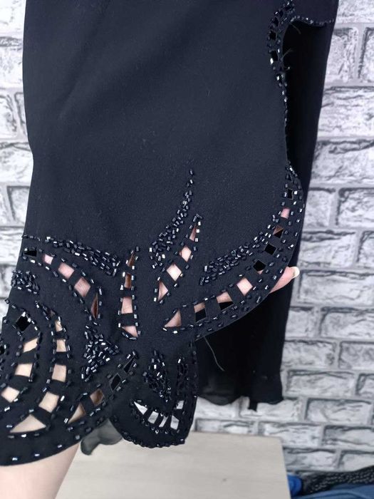 Продается юбка креп шифон 48 размер черная