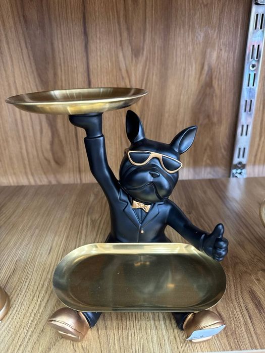 Статуэтка конфетница бульдог