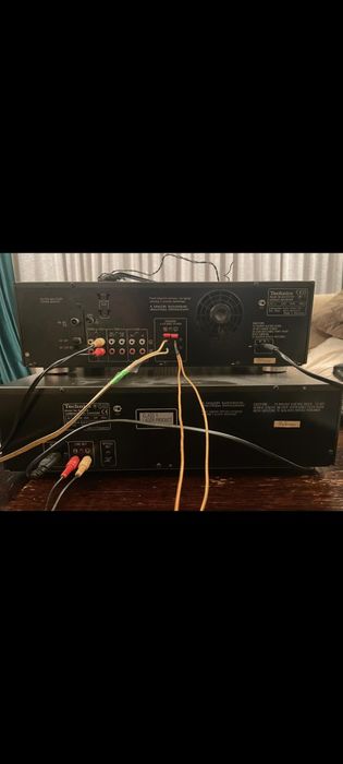 Technics statie CD Player 5 CD si 2 boxe