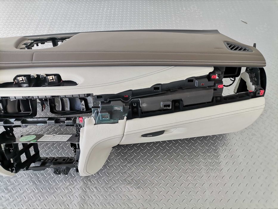 Табло BMW X5 F15 X6 F16 HUD Mocha Nappa Гладка Кожа