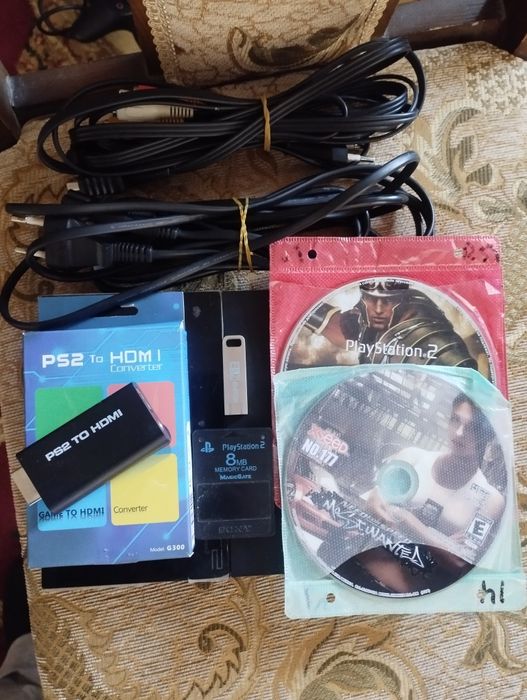 Sony Playstation 2 slim ideal.