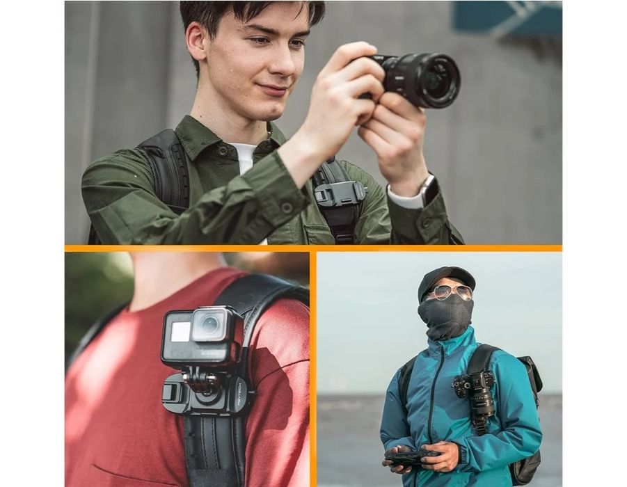 PGYTECH Щипка за камера Beetle с плоча за бързо освобождаване за Sony, Nikon, Fuji, DSLR