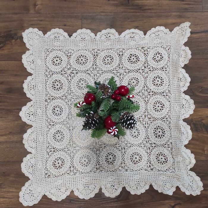 плетена покривка