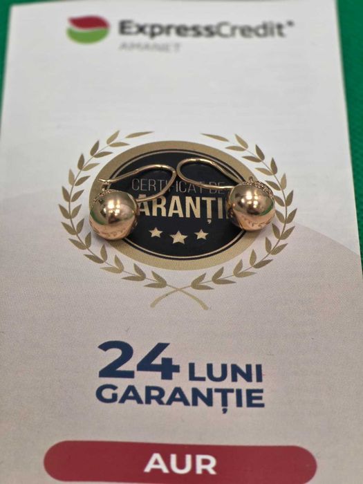 Cercei aur 14K 2.78g [Ag45 Bacau1 B.28537.1.32]