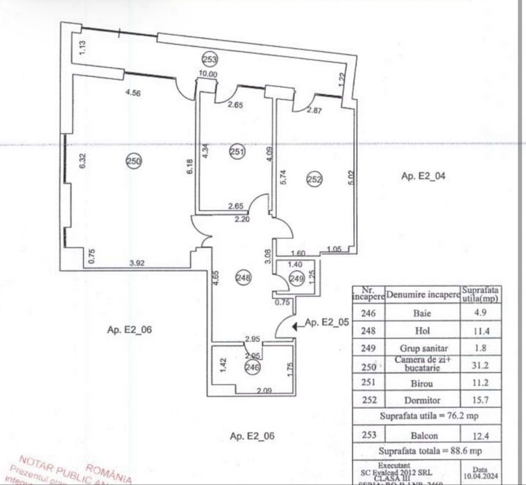 Vand apartament 3 camere cu parcare subterana, bloc nou Tiglina 1