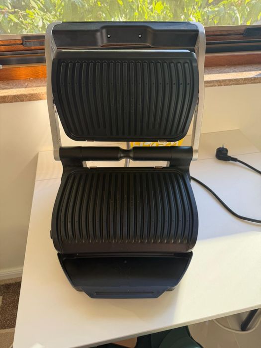 Gratar electric Tefal OptiGrill+ GC706D34, 2000W, 6 programe automate, 4 niveluri temperatura, functie dezghetare, placi detasabile antiaderente