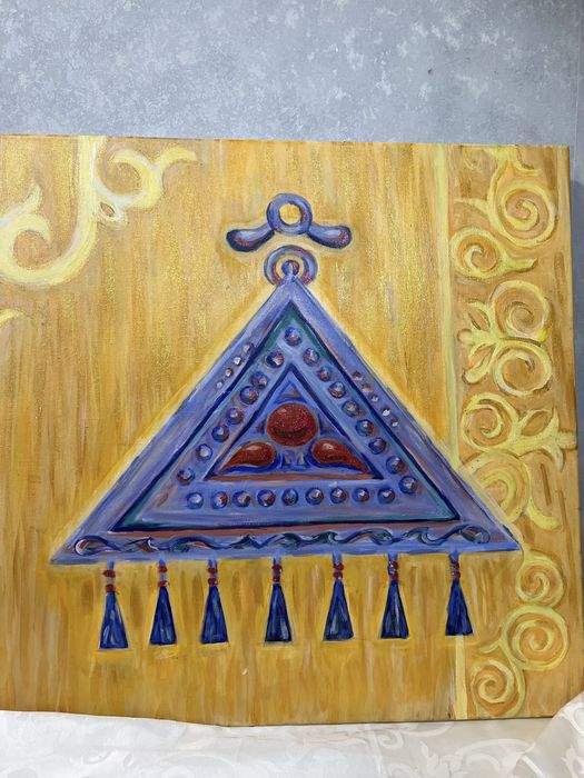 Картина в Казахском стиле