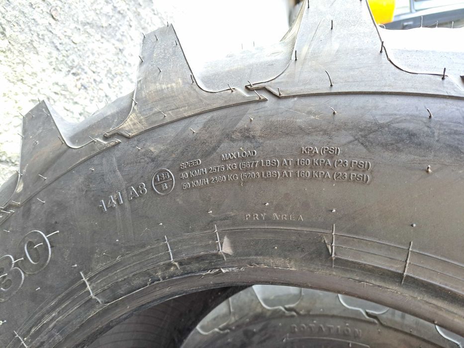 480/70R30 OZKA anvelope radiale cauciucuri noi pentru TRACTOR